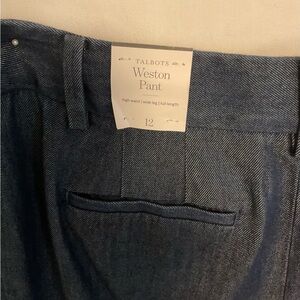 Talbots Lyocell Trouser Wide Leg Jeans
